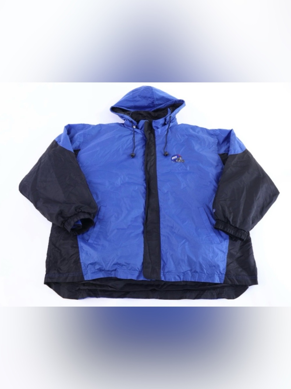 Vintage 90’s Pro Player New York Giants NFL Blue and Black Windbreaker